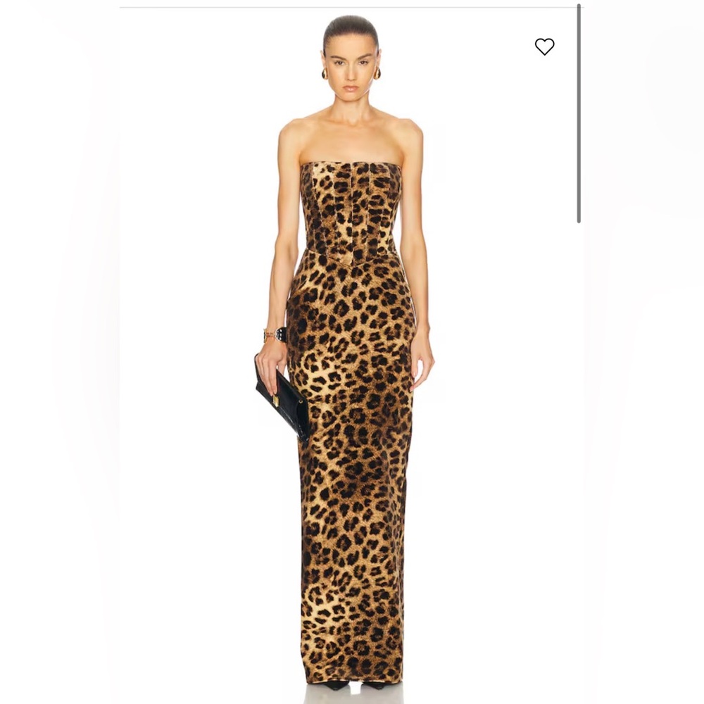 THE NEW ARRIVALS BY ILKYAZ OZEL Ambra Dress cheetah print